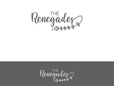 The Renegades branding design eco esolzlogodesign illustration leaf leaves linedrawing logo plants renegades the typography vector