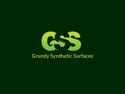 Grundy Synthetic Surfaces 260918 design eco esolzlogodesign grass grundy logo surfaces synthetic vector
