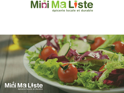 Mini Ma Liste beet carrot design esolzlogodesign food healthy leaf linedrawing logo mini ma liste minimalistic nutrition restaurant salad typography vector