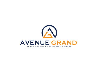 Avenue Grand avenue branding design emblem esolzlogodesign exclusively grand grand logo smart stylish typography vector