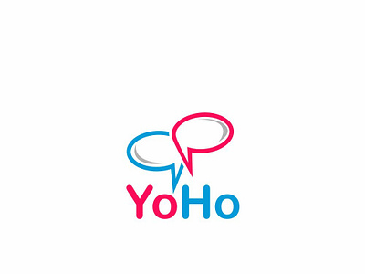 Yoho branding chat consultation conversation design emblem esolzlogodesign logo speech talking therapy vector yoho