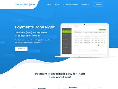 Transcend Pay esolzlogodesign illustration transcend pay typography ui web design