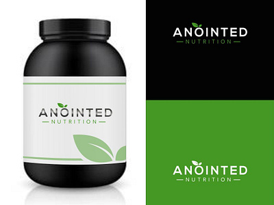 Anointed Nutrition anointed nutrition branding design esolzlogodesign illustration logo