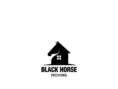 Black Horse Moving black horse moving branding design esolzlogodesign icon illustration logo ui