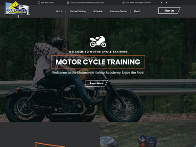 Motorcycle Training corporate esolzwebdesign illustration motorcycle training professional ui web design