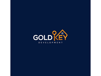 Gold Key Development branding design esolzlogodesign gold key gold key development icon logo logo design