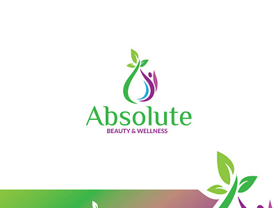 Absolute Beauty & Wellness absolute beauty wellness beauty design esolzwebdesign illustration logo typography ui web design wellness