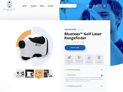 Blue Tees Golf blue tees golf business design esolzwebdesign golf illustration ui web web design websites