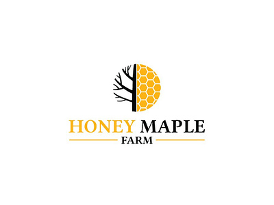 Honey Maple Farm branding corporate design design esolzlogodesign honey maple farm icon illustration logo logo maker