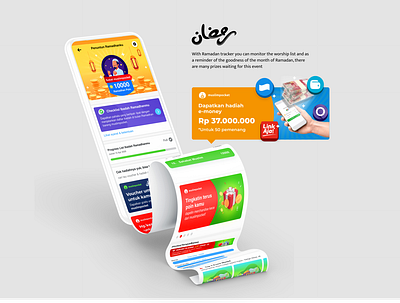 Ramadan apps dashboard design simple uidesign