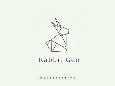 Logo design balloons brandingagency coolcoffeehouse fashion geometric geometrictattoo rabbit rabbitlogo