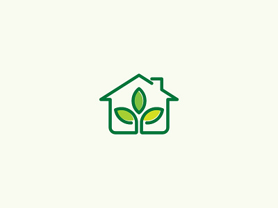 Green House branding concept design green home house icon idea leaf logo nature symbol