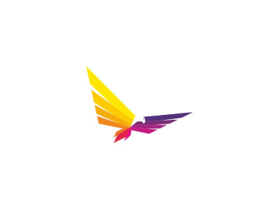 Eagle bird branding colorful concept design eagle falcon fly icon idea logo