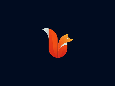 Fox animal branding concept design dog fox icon idea logo orange symbol wolf