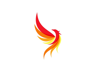 Phoenix bird branding concept design fire icon idea logo phoenix sale symbol