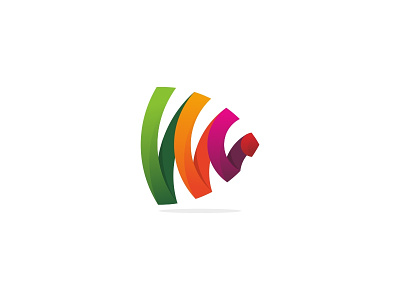 Play Signal branding colorful design icon logo media play signal symbol video wifi