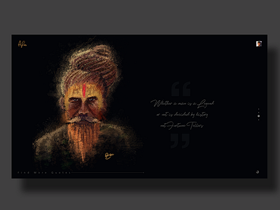 Aghori aghori balck digital painting dribble photoshop shots website design