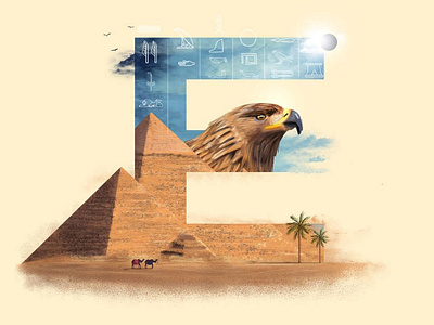 Egypt 36dayoftype illustration illustrator typography