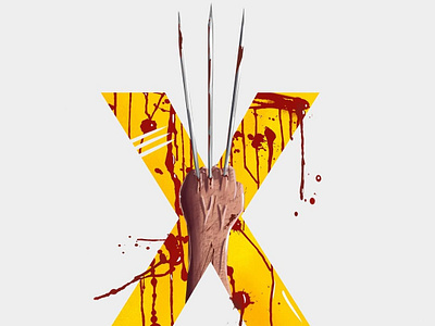 X 36dayoftype illustration marvel typography wolverine xmen