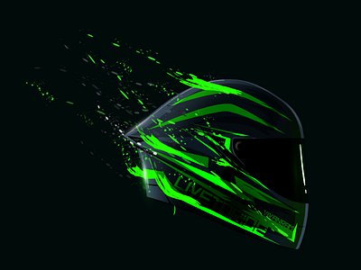 Splashing helmet