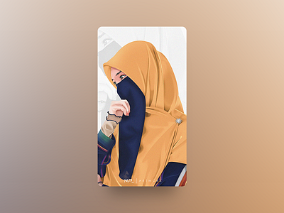 The Beauty of Niqab | Vector hijab illustration islam muslim vector vector art veil