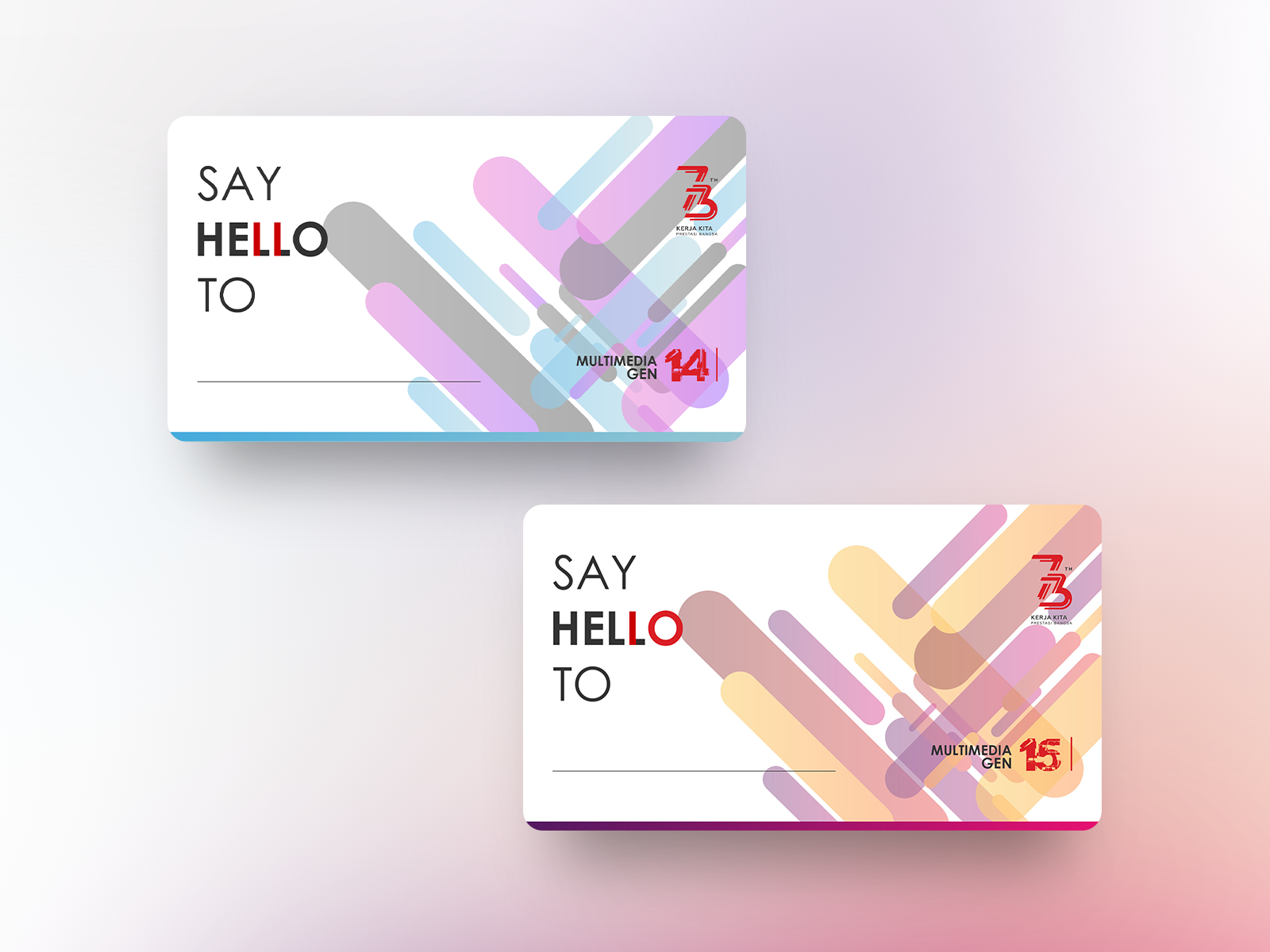 Student Card Name Card Design by Muhammad Naufal S on Dribbble