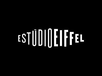 Estúdio Eiffel identity logotype music typography visualidentity