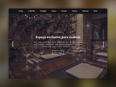 Estação Leopoldina UI Website design restaurant ui webdesign