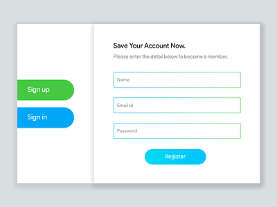 Sinup Screen application sign up