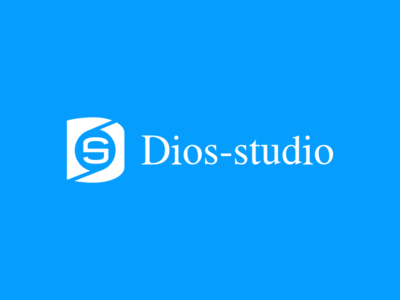 Logo Dios studio | Web studio dios icon inkscape logo