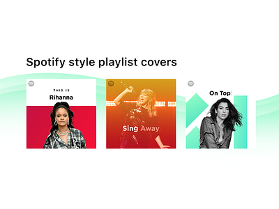 Spotify style playlist covers album art albumcover design graphic graphicdesign playlist cover spotify spotify cover spotifystyle