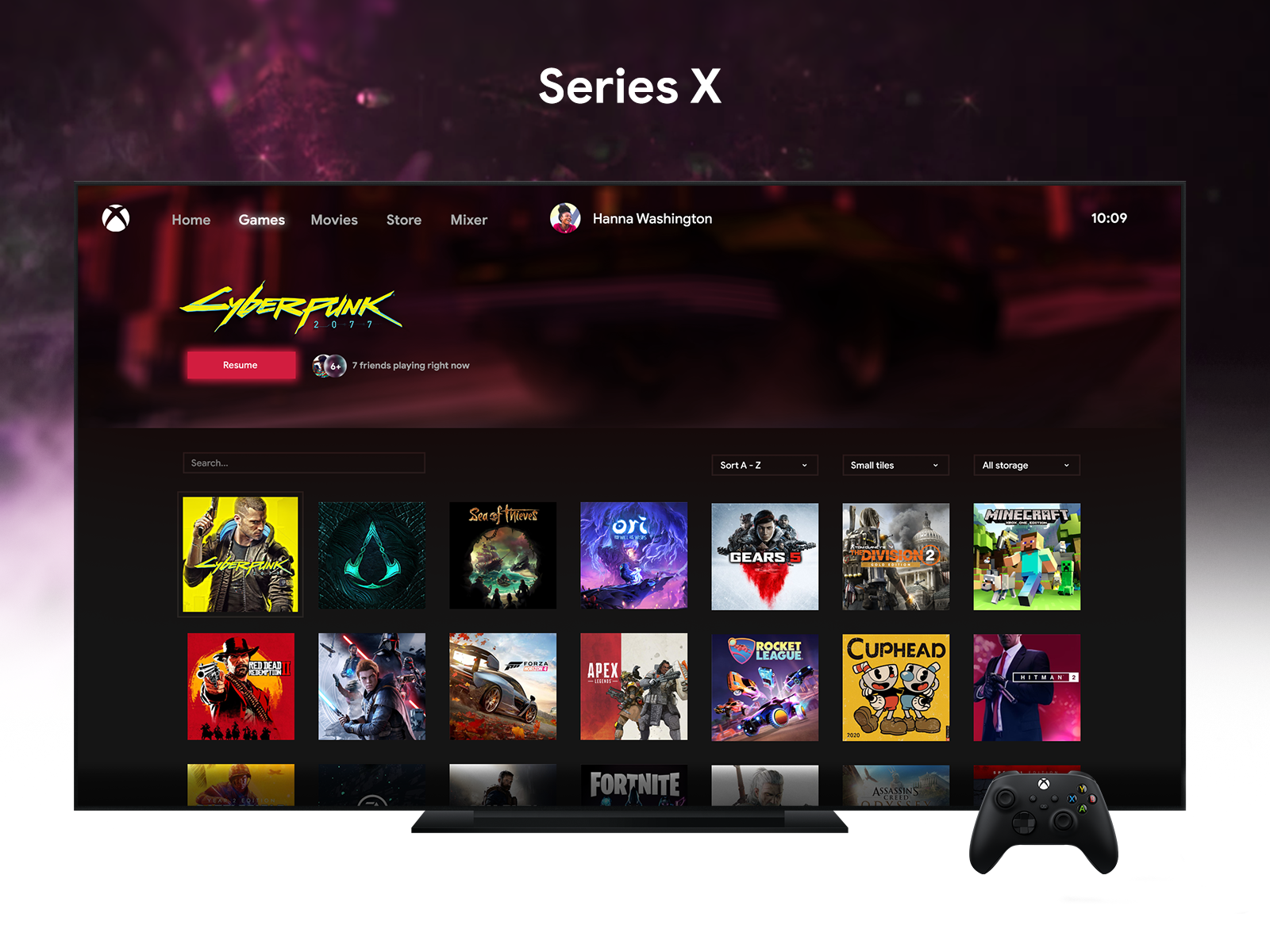 Игры на сериес s. Интерфейс Xbox Series x. Меню Xbox Series s. Xbox Series x menu. Меню Xbox Series x.