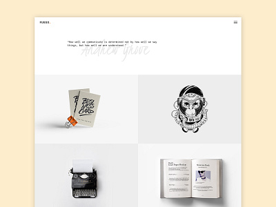 Fuego agency art black clean colors creative design digital home homepage illustration orange portfolio typography ui ux web web design wordpress yellow