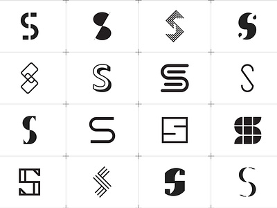 S's branding clean creative design digital flat graphic design icon illustration letter logo logotype logotypes minimal simple simple logo type typography vector