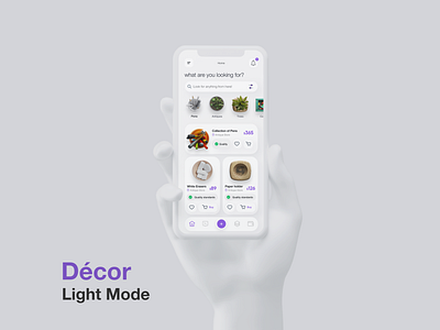 Décor Store Mobile UI Kit | Free Download | Sample