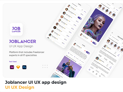 Joblancer UI UX app design