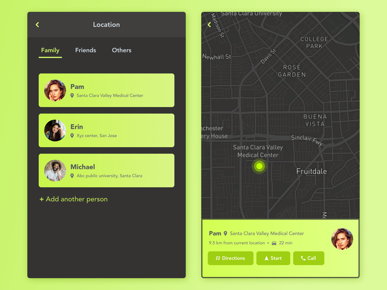 Daily UI 020 Location Tracker by Adithi Shetty on Dribbble