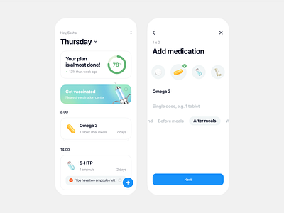 Free Pills Tracker App 3d app cgi clean free freebies health ios medicine minimal mobile pills tracker