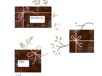 Package Icons flat floral graphic icons packages social media texture web