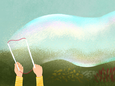 Bubble DIY bubbles diy illustration kids