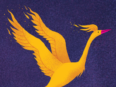 Firebird bird fire firebird illustration mythical phoenix