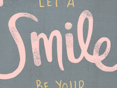 Smile handlettering