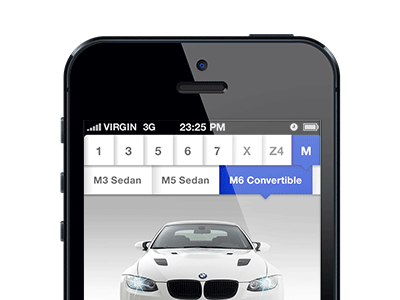 BMW App app bmw design models ui