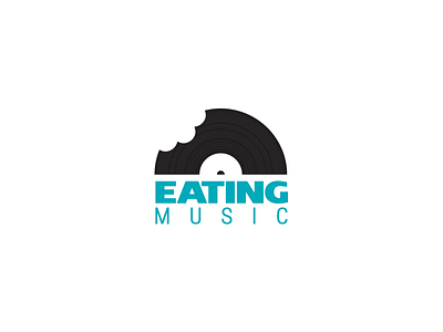 Eating Music brand digital design identity illustration logo music print design type typography