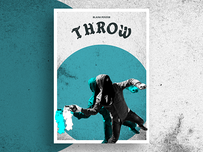 Throw Poster blank poster layout poster poster design print print design series throw