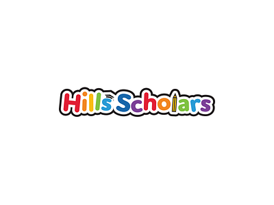 Hills Scholars brand brand identity branding education identity logo type typography