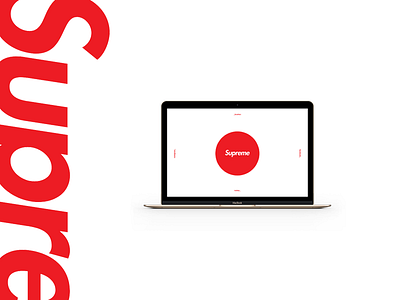 Supreme Japan Landing Page