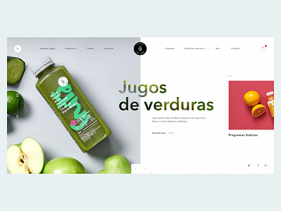 La Casa del Jugo Concept brand concept design food fresh fruit juice ui