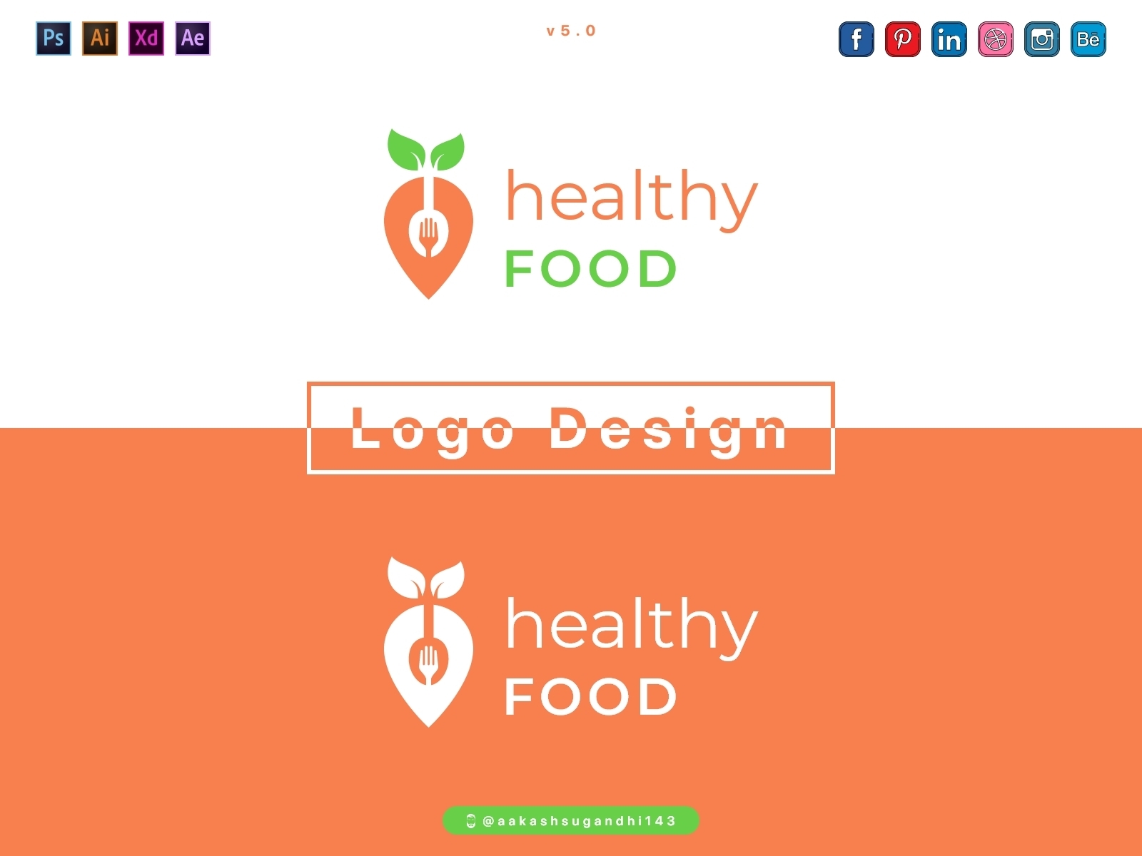healthy food logo inspiration