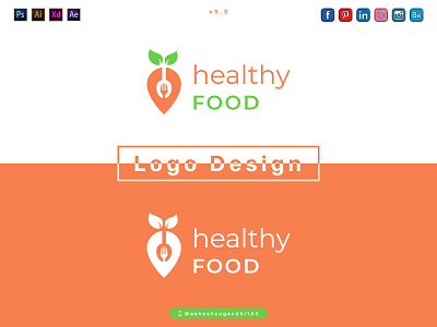 HEALTHY FOOD LOGO DESIGN